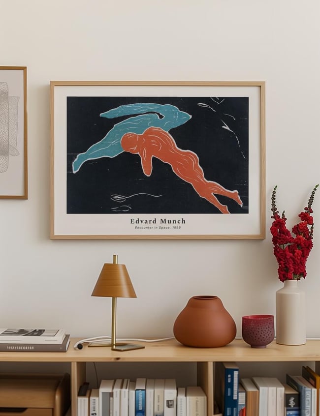 Encounter in Space - Edvard Munch