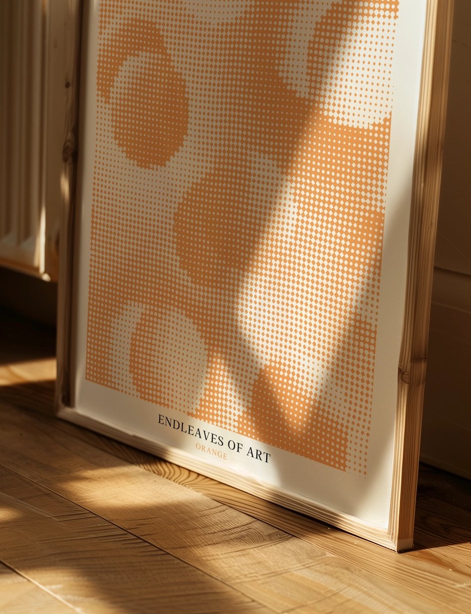 Endleaves of Art - Orange