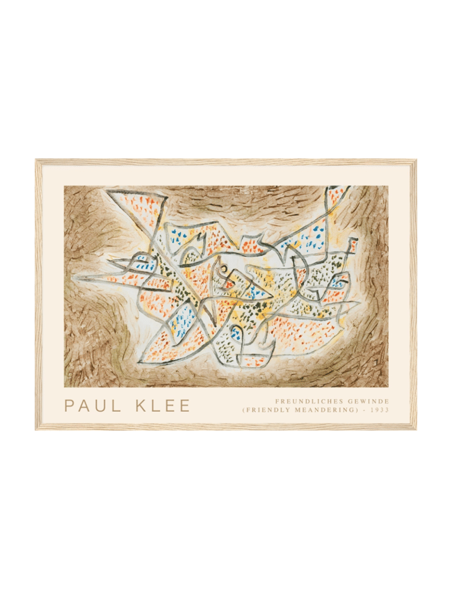 Freundliches Gewinde (Friendly Meandering) - Paul Klee