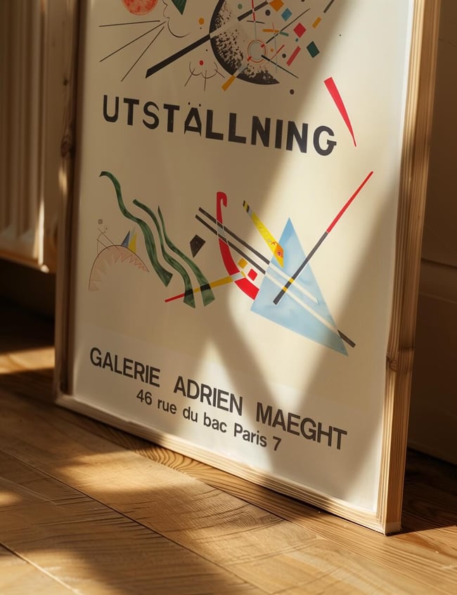 Wassily Kandinsky plakat fra Galerie Adrien Maeght