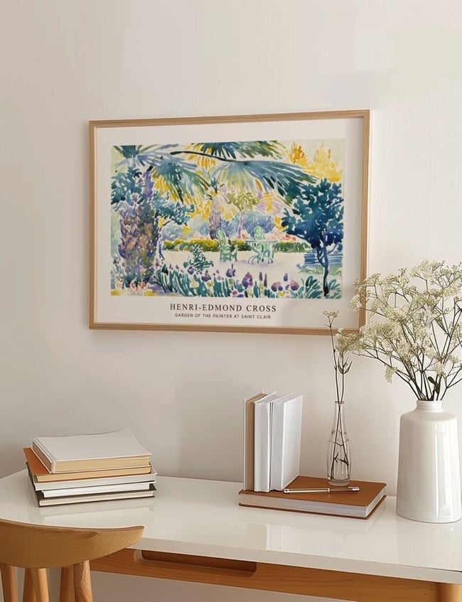 Garden of the Painter at Saint Clair - Henri-Edmond Cross