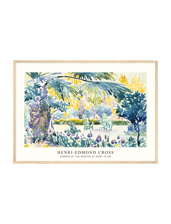 Garden of the Painter at Saint Clair - Henri-Edmond Cross