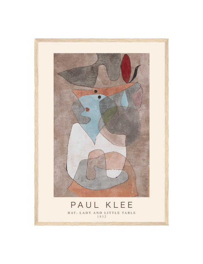 Hat, Lady and Little Table - Paul Klee