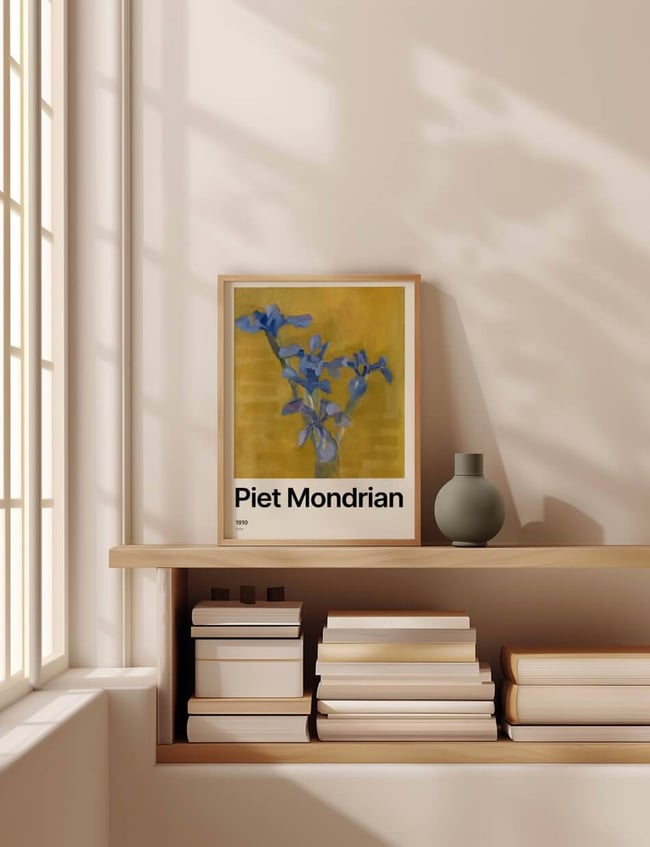 Irises - Piet Mondrian
