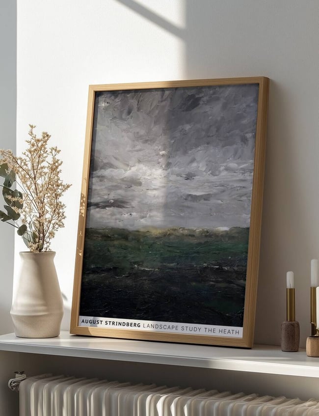 Landscape Study The Heath - August Strindberg