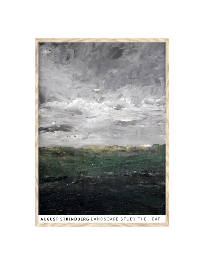 Landscape Study The Heath - August Strindberg