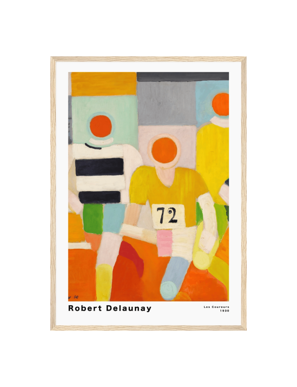 Les Coureurs - Robert Delaunay Plakat - Køb plakater og posters online