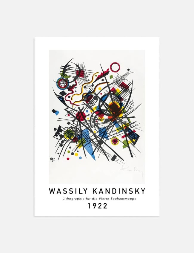Lithographie fur die Vierte Bauhausmappe - Wassily Kandinsky
