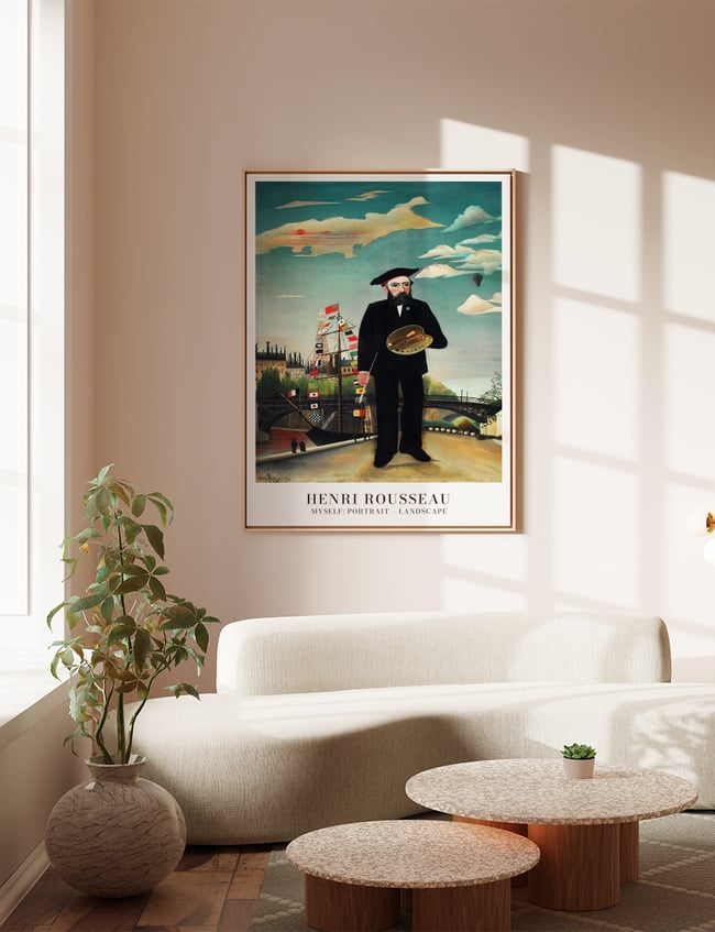 Myself Portrait Landscape - Henri Rousseau