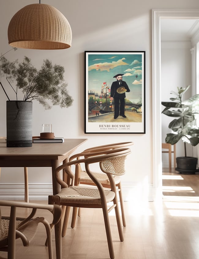 Myself Portrait Landscape - Henri Rousseau