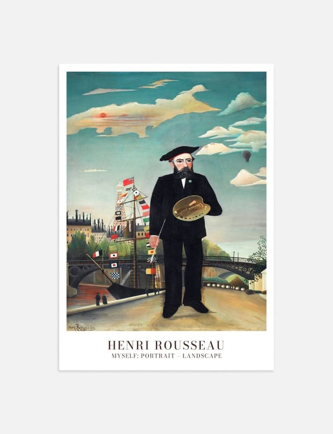 Myself Portrait Landscape - Henri Rousseau