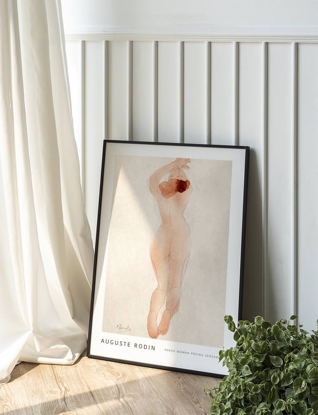 Naked Woman Showing Off - Auguste Rodin