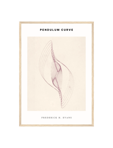 Lilla Pendulum Curve Plakat