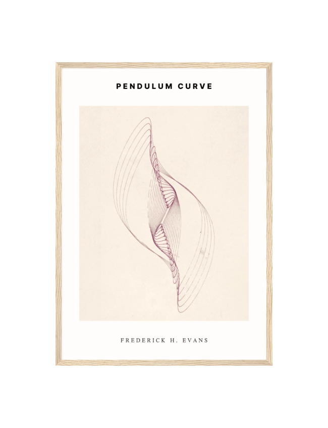 Lilla Pendulum Curve Plakat