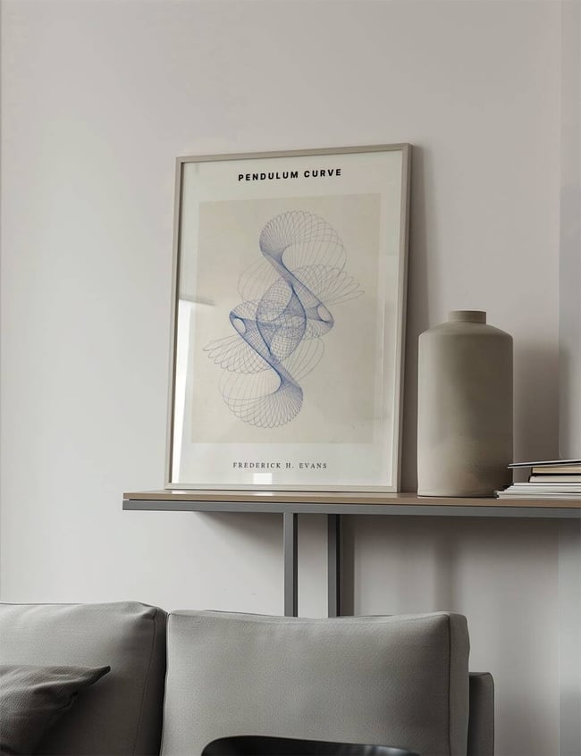 Frederick H. Evans Plakat - Pendulum Curve