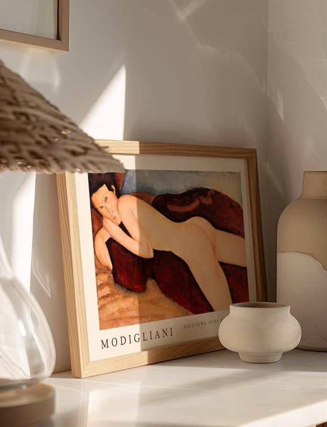 Reclining Nude from the Back - Amedeo Modigliani