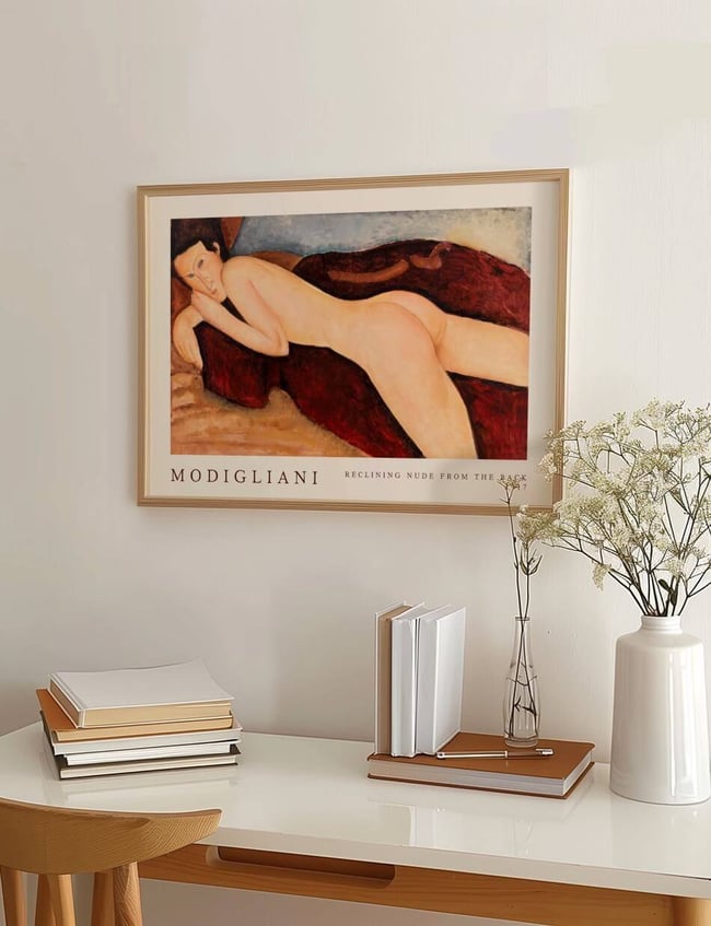 Reclining Nude from the Back - Amedeo Modigliani