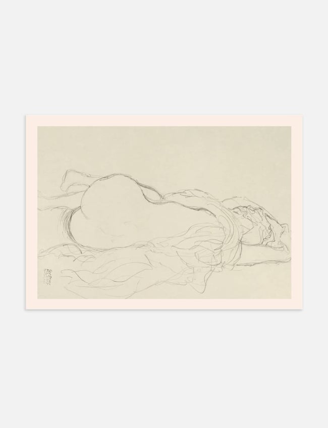 Reclining Nude with Drapery