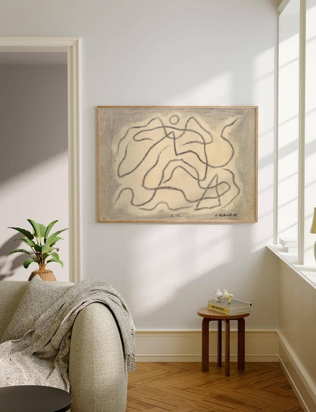 Rhythmic Lines (Abstraction) - Abraham Walkowitz