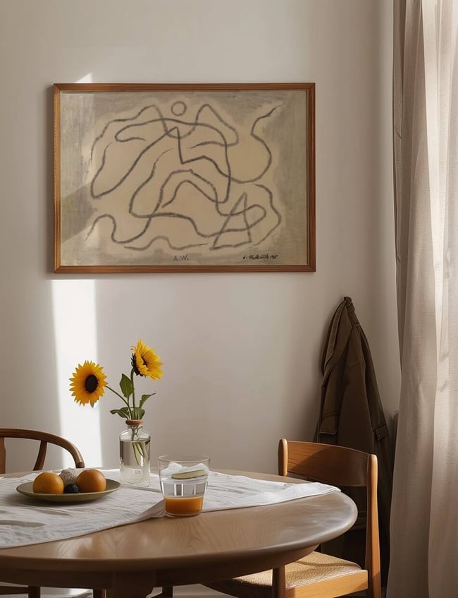 Rhythmic Lines (Abstraction) - Abraham Walkowitz