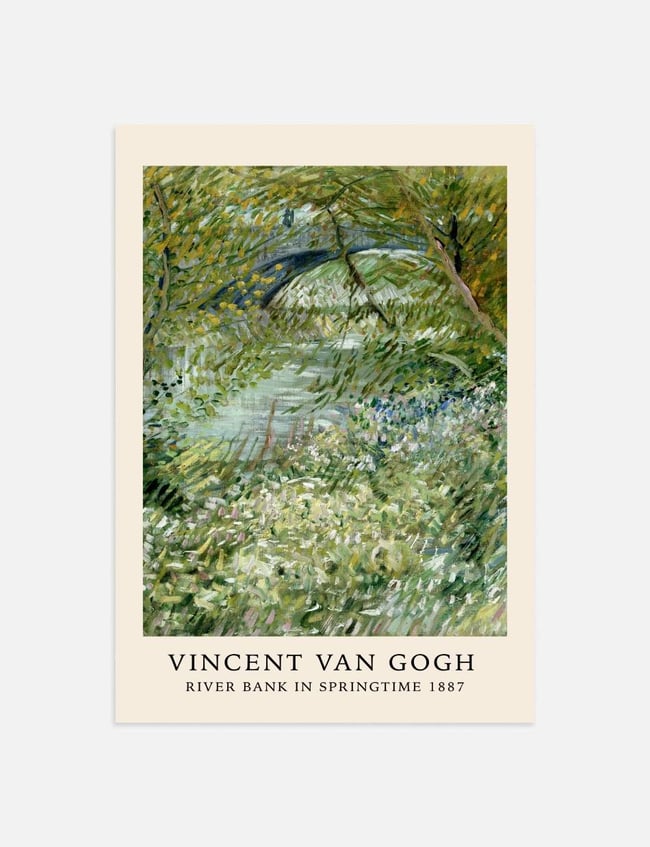 River Bank in Springtime - Vincent van Gogh