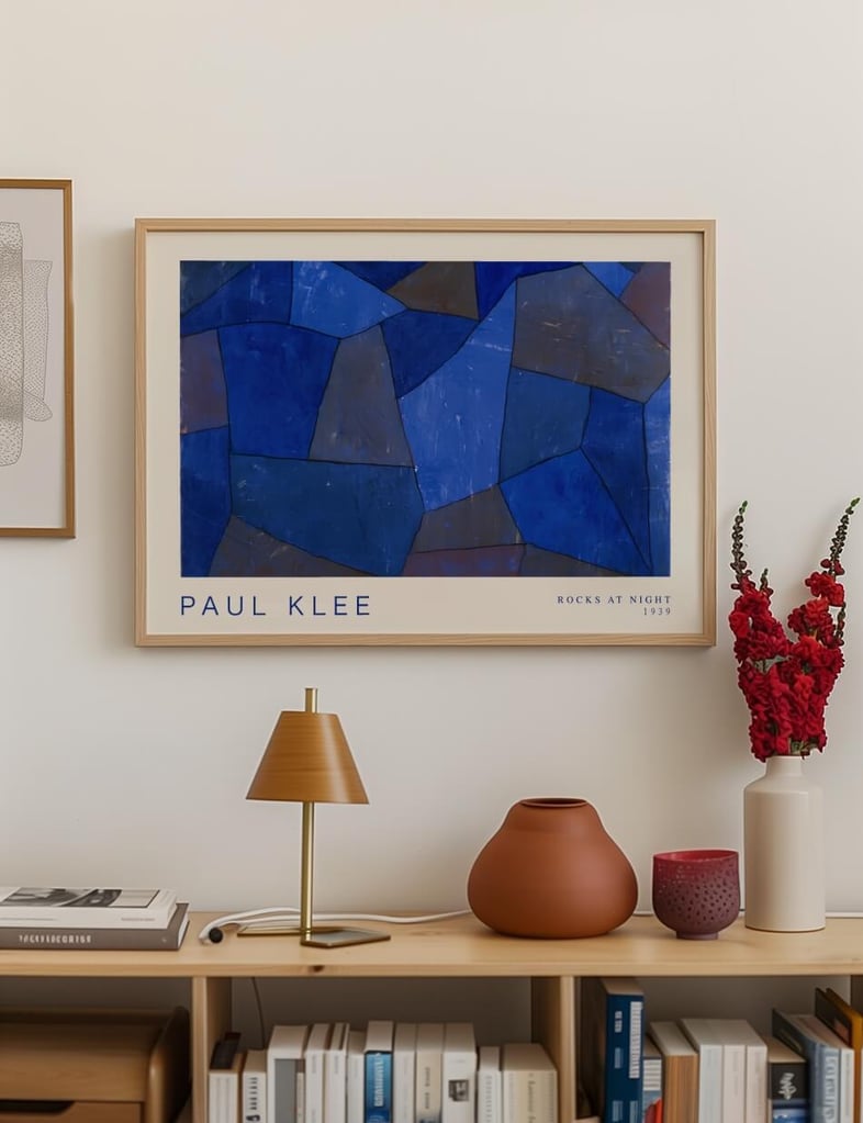 Rocks at Night (Felsen in der Nacht) - Paul Klee