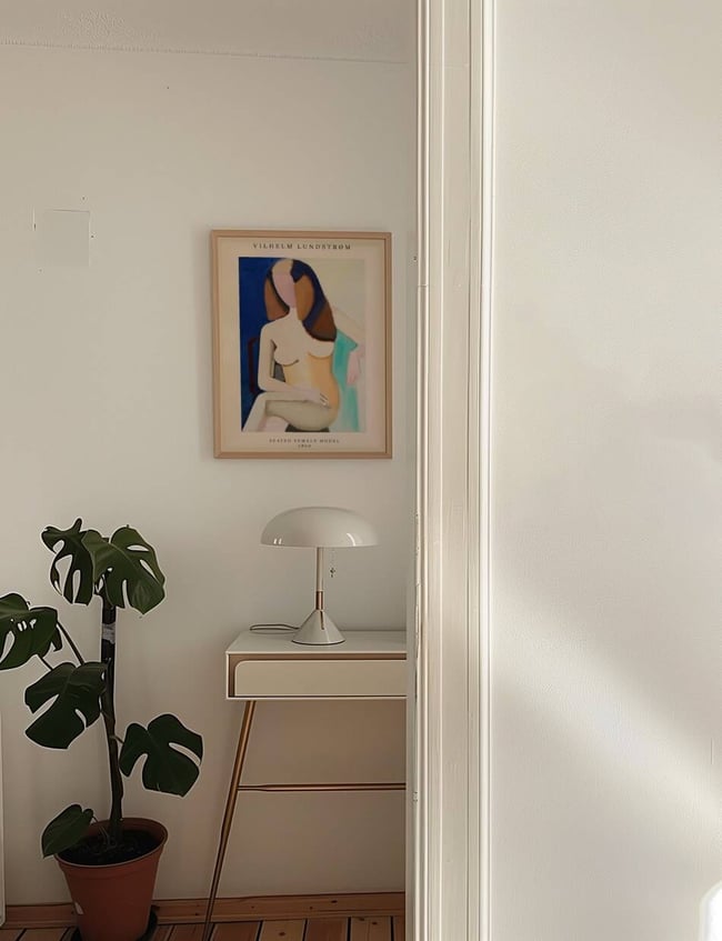 Seated Female Model - Vilhelm Lundstrøm