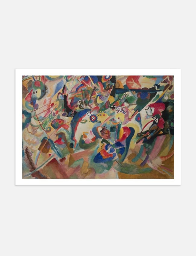 Sketch 3 for Composition VII - Wassily Kandinsky