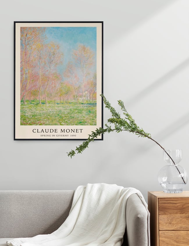 Spring in Giverny - Claude Monet
