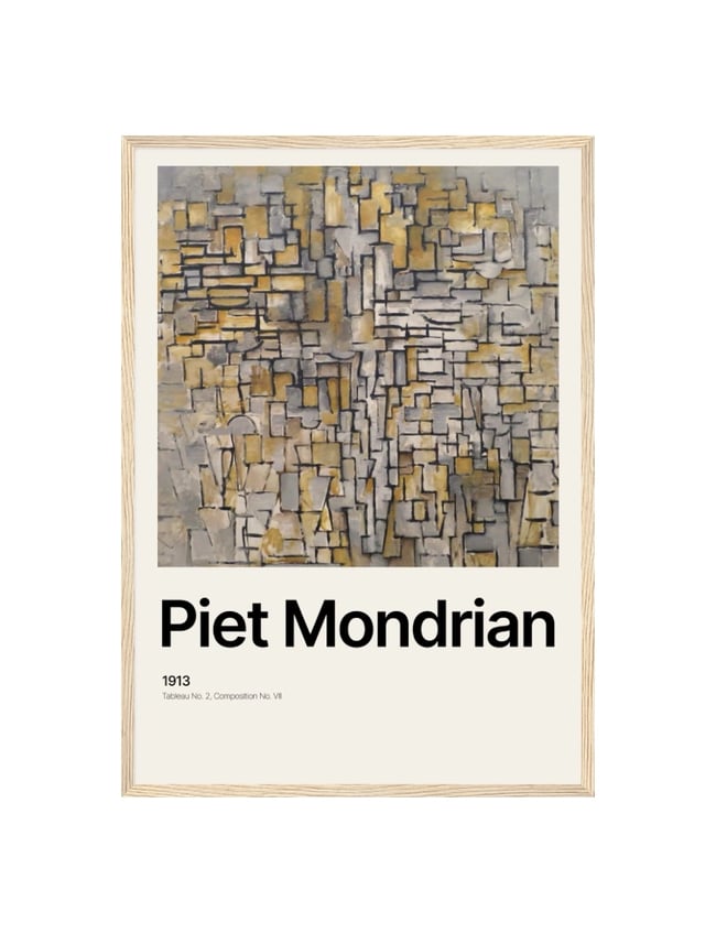 Tableau No. 2, Composition No. VII - Piet Mondrian