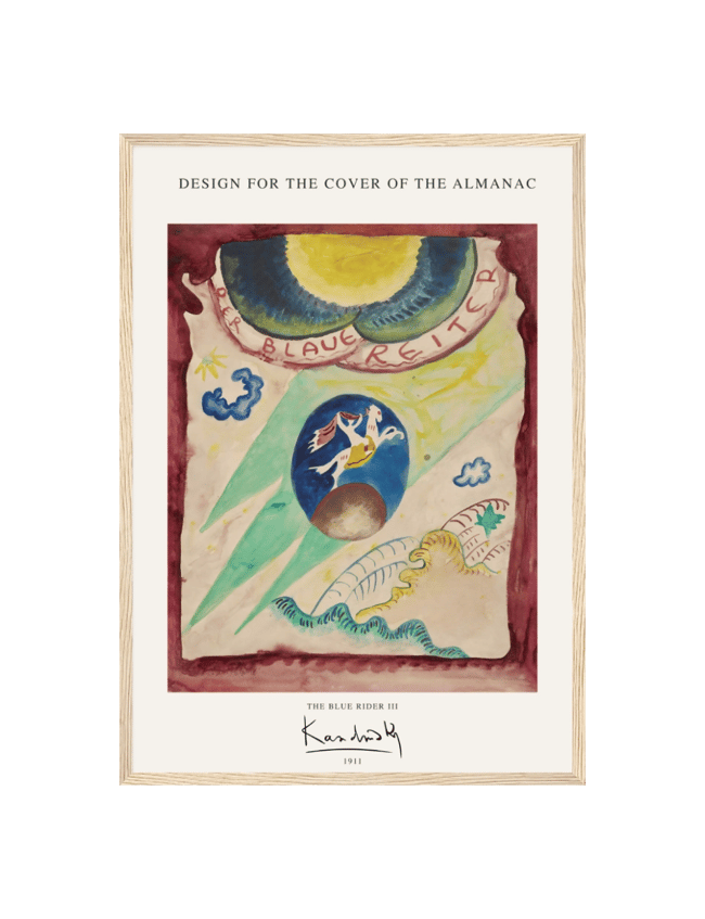 The Blue Rider III - Wassily Kandinsky