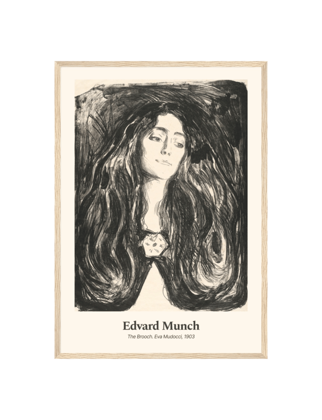 The Brooch. Eva Mudocci - Edvard Munch
