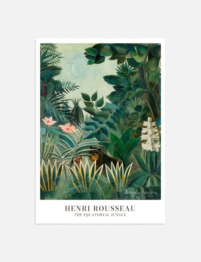 The Equatorial Jungle  - Henri Rousseau