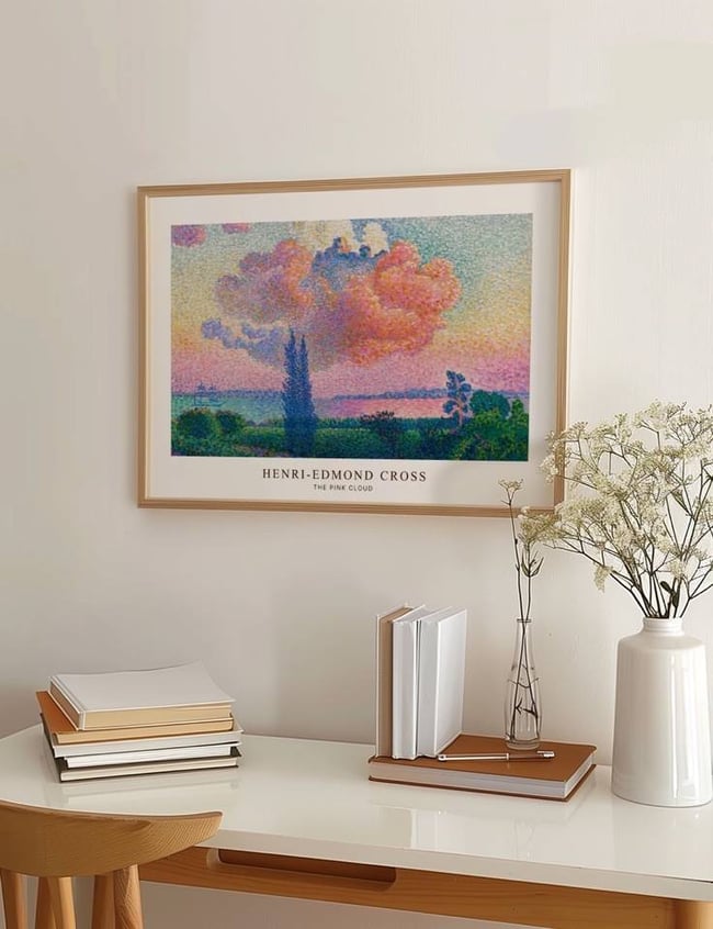 The Pink Cloud - Henri-Edmond Cross