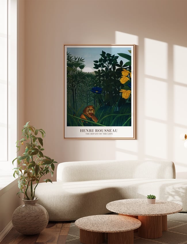 The Repast of the Lion - Henri Rousseau
