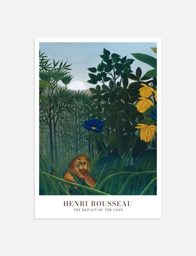 The Repast of the Lion - Henri Rousseau