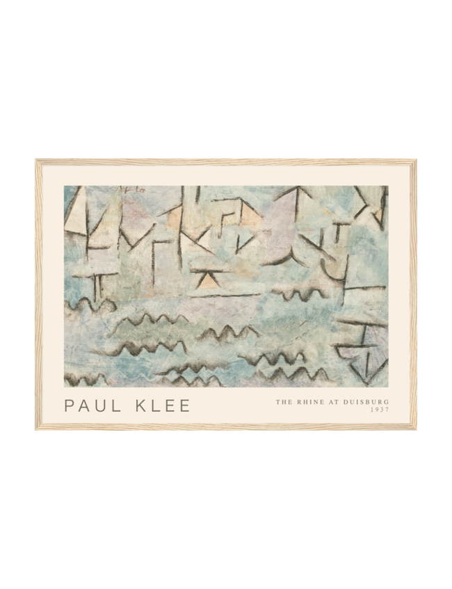 The Rhine at Duisburg - Paul Klee