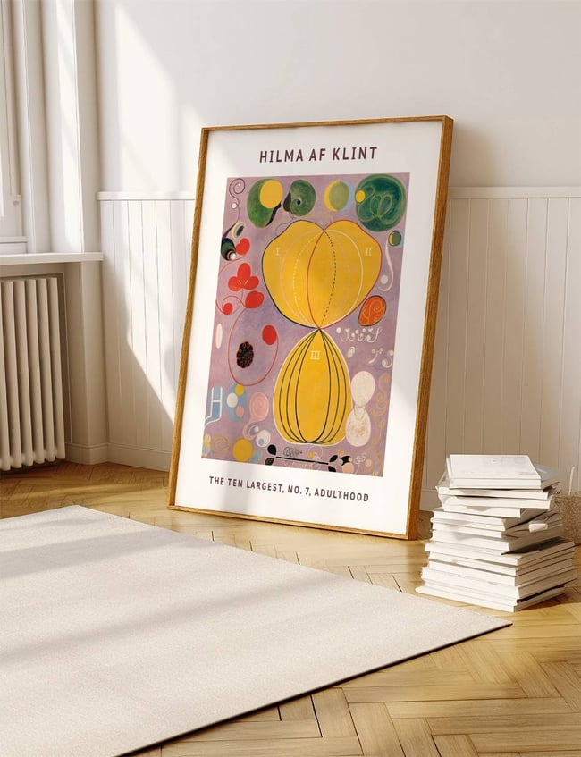 The Ten Largest No 7 Adulthood - Hilma af Klint
