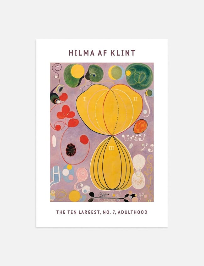 The Ten Largest No 7 Adulthood - Hilma af Klint