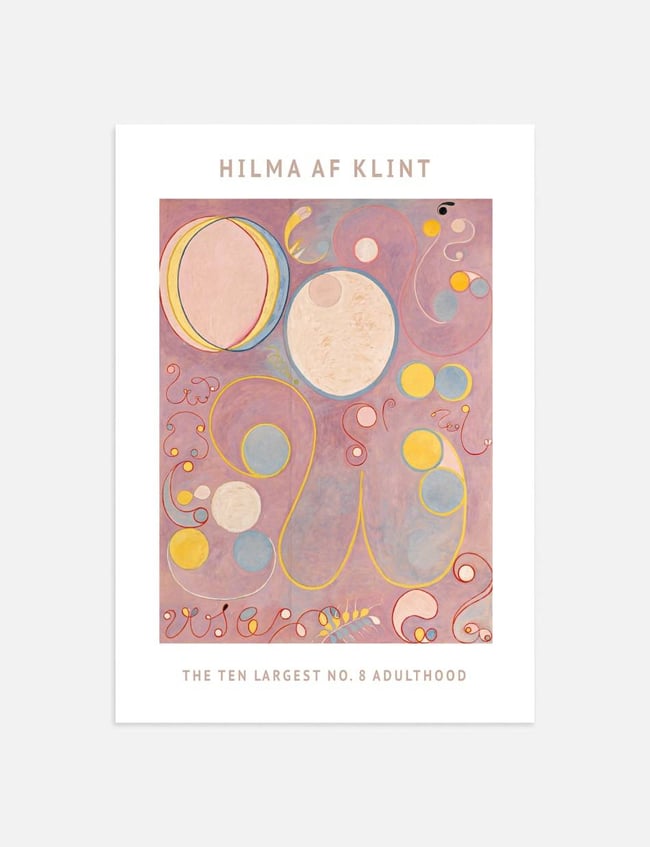 The Ten Largest No 8 Adulthood - Hilma af Klint