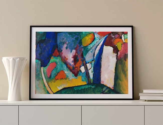 The Waterfall - Wassily Kandinsky