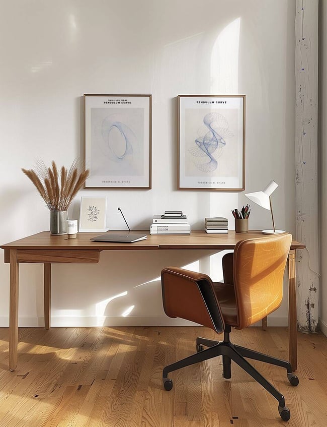 Pendulum Curve Poster for Office