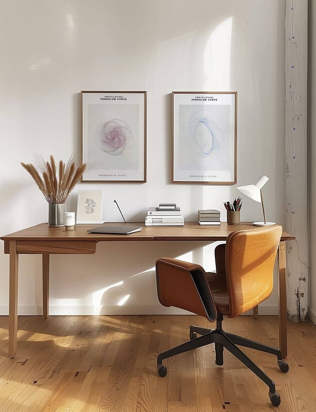 Pendulum Curve posters på kontoret