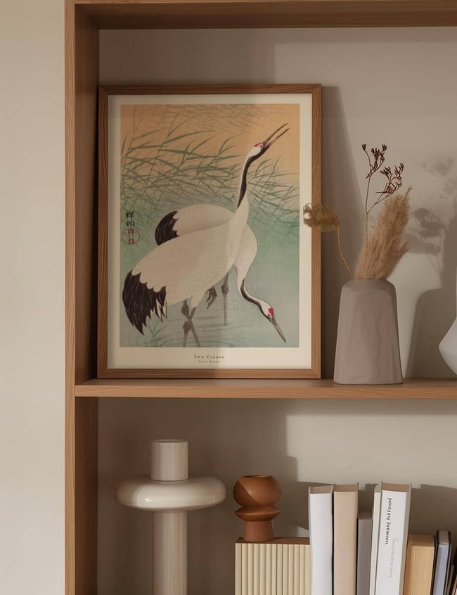 Two Cranes - Ohara Koson