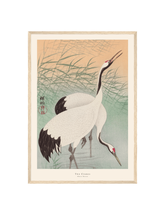 Two Cranes - Ohara Koson