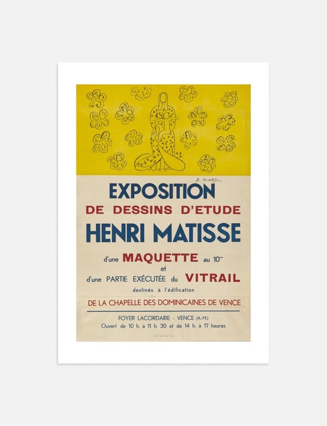 Vence Chapel Poster - Henri Matisse