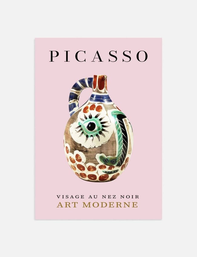 Visage au Nez Noir - Pablo Picasso