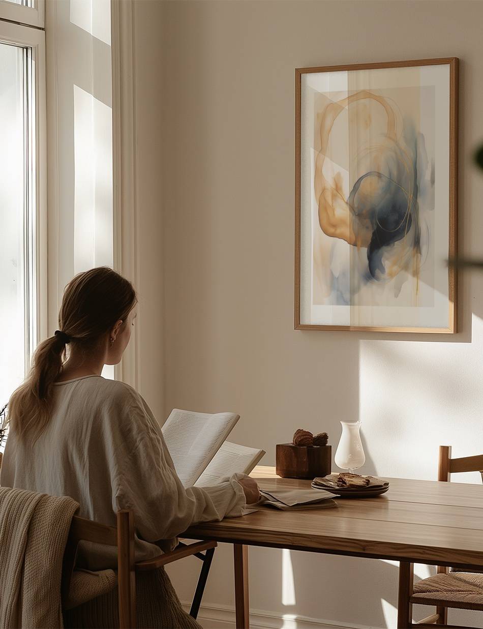 Watercolor Strokes Abstract 01