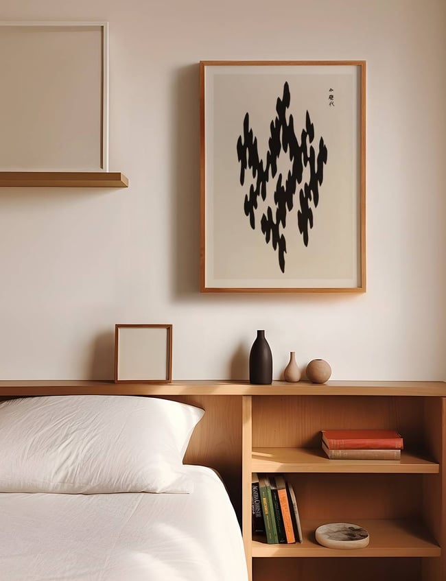 Woodblock Print Black 01 - Taguchi Tomoki