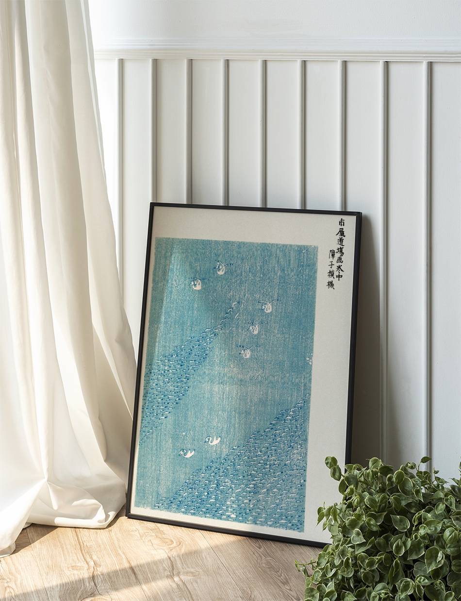 Woodblock Print Blue - Taguchi Tomoki